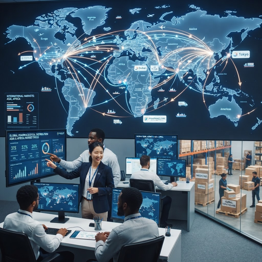 Global pharmaceutical distribution network